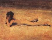 John Singer Sargent, Ragazzo nudo sulla spiaggia